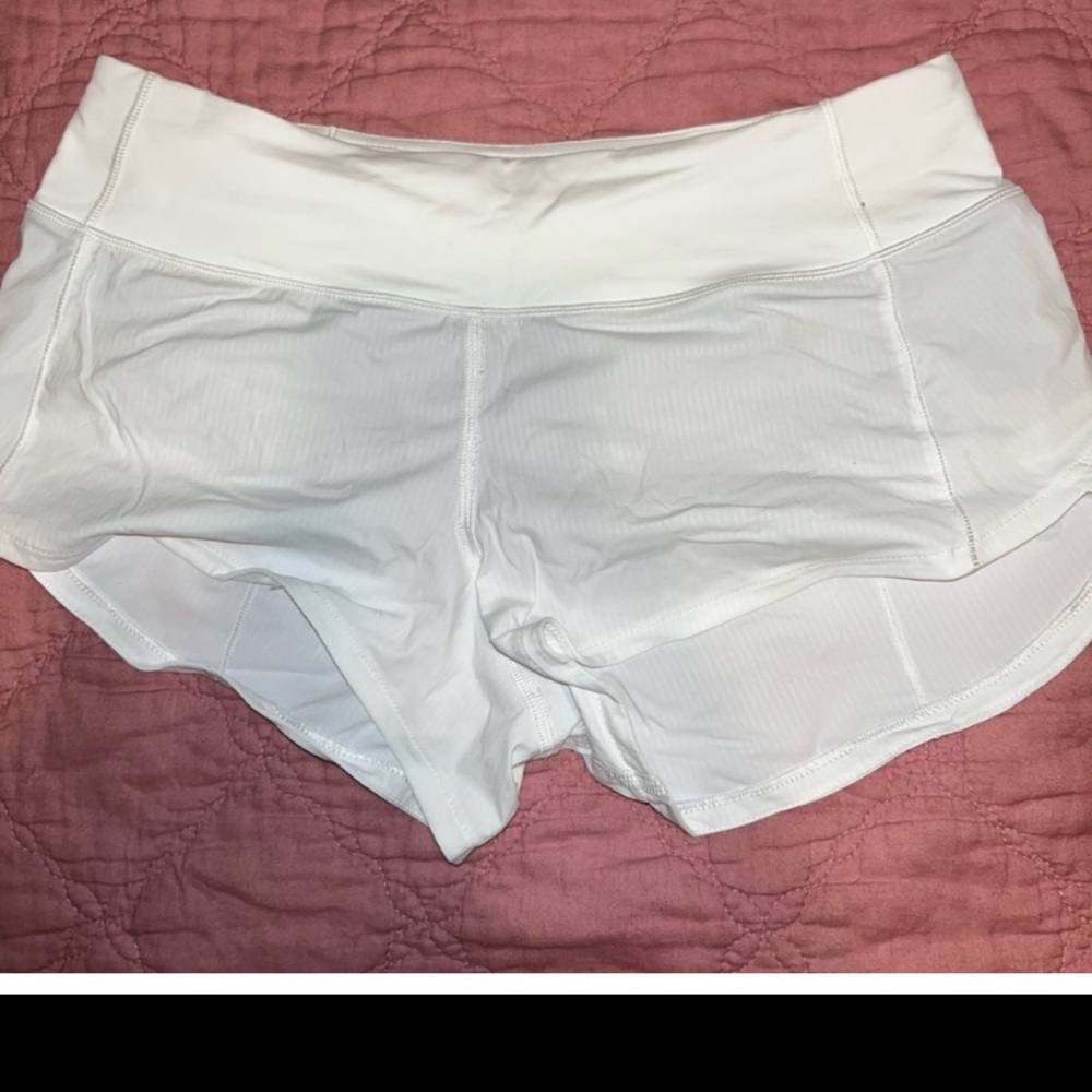 White Lululemon Speed Up